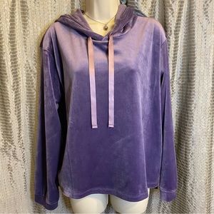 Rize Renew Women's Velour Pullover Hoodie size L